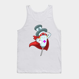 Hero as Nurse with Syringe Tank Top